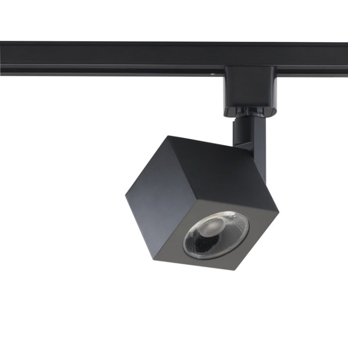 Nuvo TH464 1 Light LED Track Head, Wattage 12W, Square, Black, 36° Beam