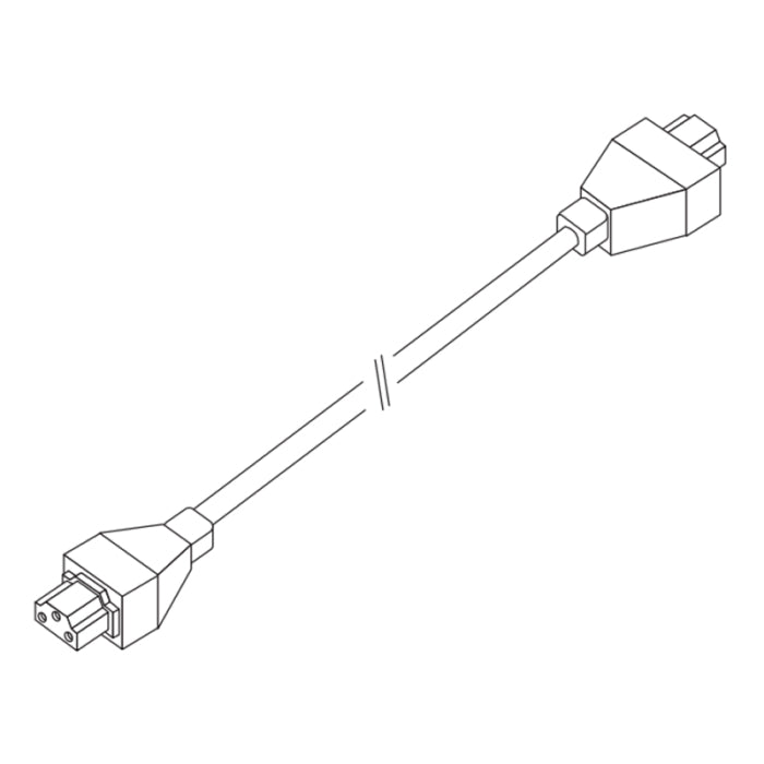 Alloy LED AL-10-02-9926-BL ThruLine Slim Selector Interconnector Cable - 24IN - Black