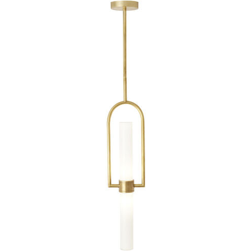 Visual Comfort Architectural 700TDCLMNB-LED930 Modern Sean Lavin Calumn LED Pendant Ceiling Light CCT 3000K - CRI 90 - Finish Natural brass