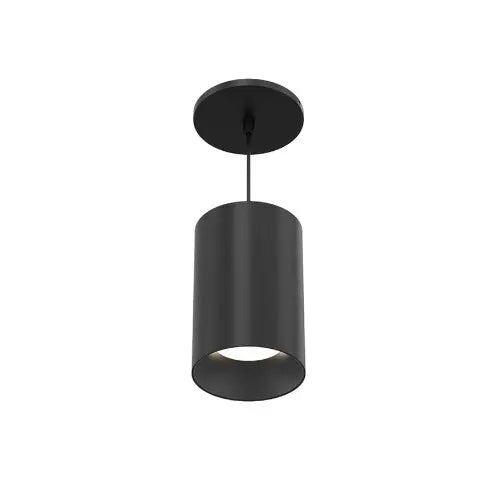 Eurofase Lighting WHSSU01BR6011330WFR 6-in Whiskey Pendant Light, Wide, Wattage 13W, Voltage 120V-277V, Color Temperature 30K, BLK/BLK, Frosted