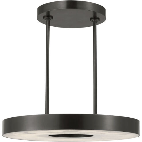 Visual Comfort Architectural KWCH70127BZALB Kelly Wearstler Wyllis 24", 100W Bronze LED Chandelier 2700K Integrated LED