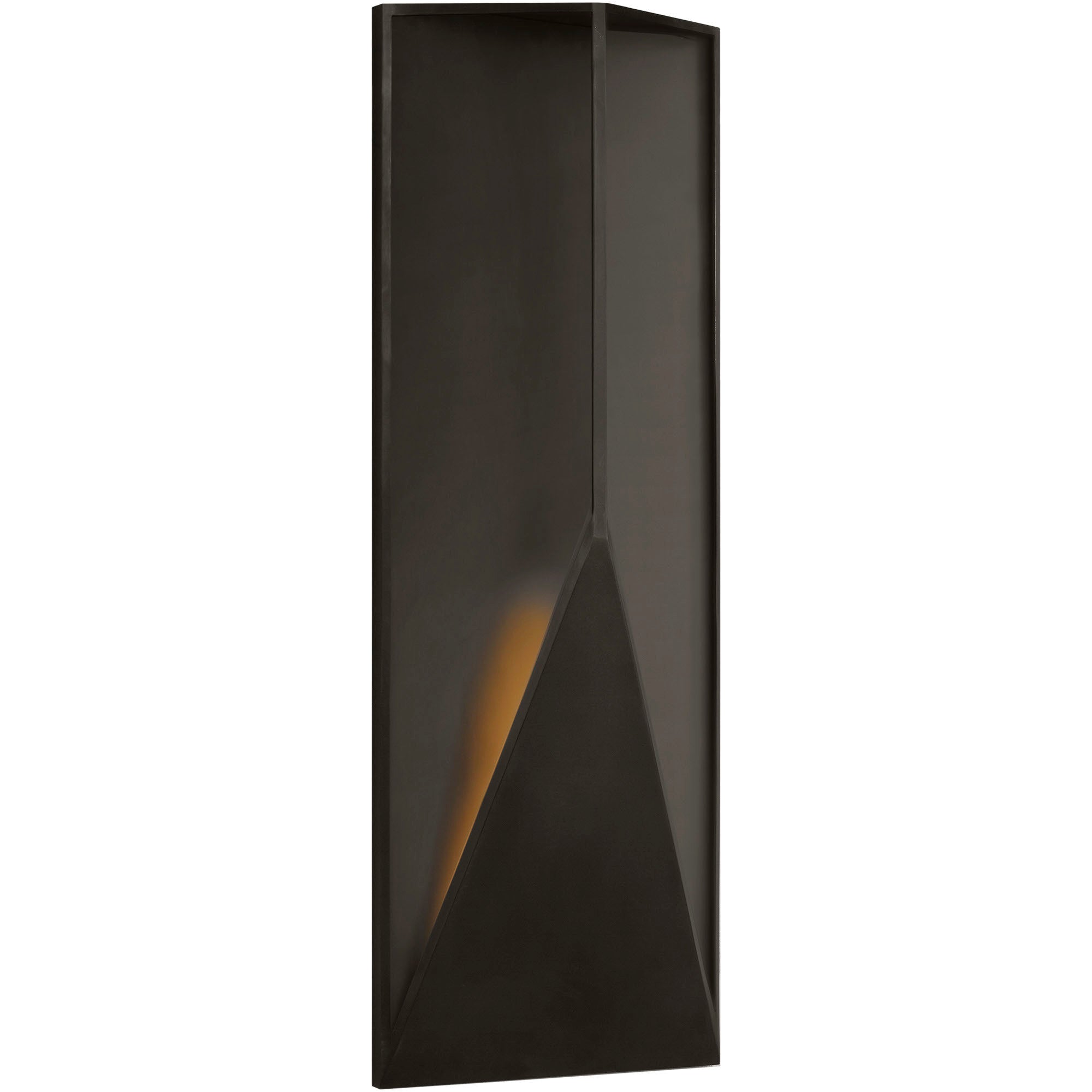 Visual Comfort Architectural KWOWS69527BZCG Kelly Wearstler Punto 38", 32W Bronze LED Outdoor Wall Lantern 2700K Integrated LED