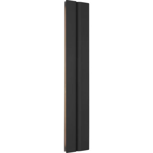 Visual Comfort Modern Collection PBV80127B Cloak 24 Vanity Wall Light, 2700K Nightshade Black LED