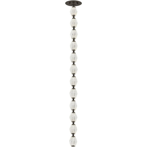 Visual Comfort Modern Collection 700CLR36BZ-LED930S Sean Lavin Collier 2 Inch Dark Bronze Pendant Surface Lamping LED 12.3W 3000K