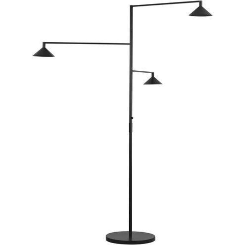 Visual Comfort Modern Collection SLOFL26127B Sean Lavin Mill 3-Light Outdoor Grande LED Floor Lamp 2700K 1649 Lumens