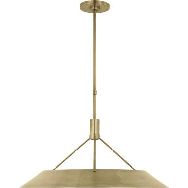 Visual Comfort Modern Collection SLPD26727NB Sean Lavin Sospeso 1 Light 22" LED Pendant Natural Brass 2700K