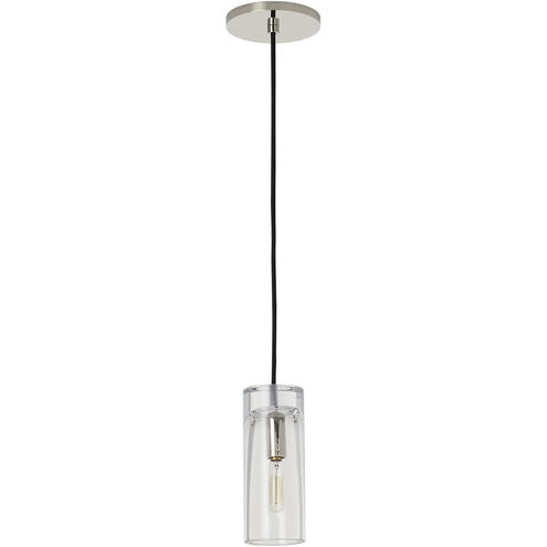 Visual Comfort Architectural SLPD277CN Modern Sean Lavin Horizon 1 Light 3.1 inch LED Pendant Ceiling Light - Voltage 120V - Finish Polished Nickel