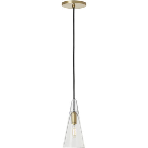 Visual Comfort Architectural SLPD281CNB Modern Sean Lavin Selina 4.4 inch Pendant Ceiling Light - Voltage: 120V - CCT: 2700K - Finish: Natural Brass