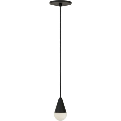 Visual Comfort Architectural SLPD51130B Modern Sean Lavin Cupola 1 Light 2.6 Line-Voltage Pendant Ceiling Light CCT 3000K - Voltage 120V - Finish Nightshade black