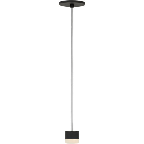 Visual Comfort Modern Collection SLPD51830B Sean Lavin Gable 1 Light 2.5 Inch Nightshade Black LED Pendant 4.3W 3000K