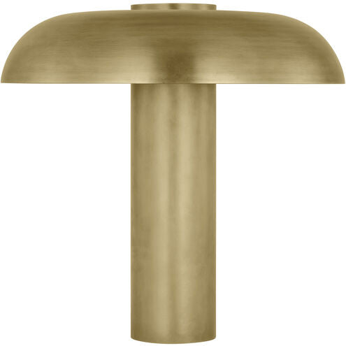 Visual Comfort Architectural SLTB26627NB Modern Sean Lavin Louver 20.4 inch Table Lamp Portable Light - CCT 2700K - Finish: Natural Brass