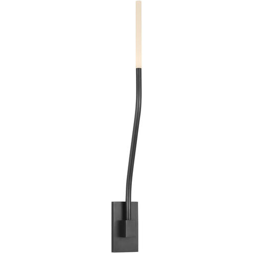 Visual Comfort Modern Collection SLWS81727BZEG Sean Lavin Lajos 21" Sconce LED Wall Light 6W, 2700K Bronze
