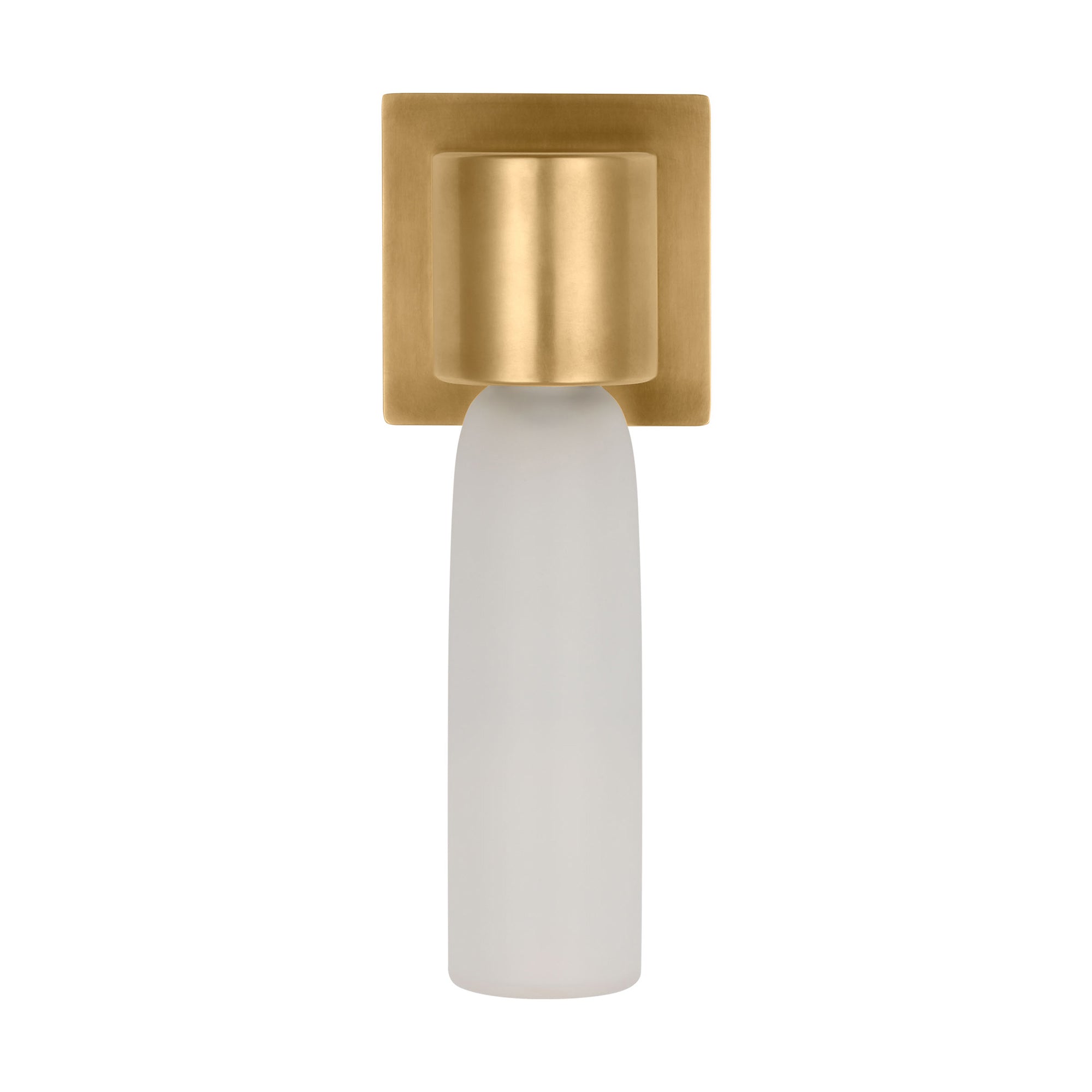 Visual Comfort Architectural KWWS49727CEHAB Kelly Wearstler Volver 3.7", 11.3W Hand Rubbed Antique Brass LED ADA Sconce Wall Light 2700K Integrated LED