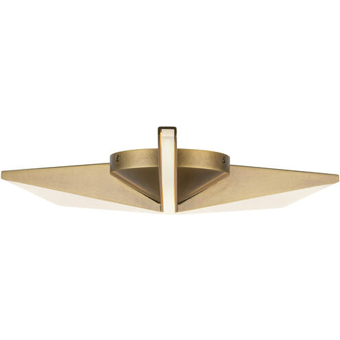 Kuzco Lighting FM64218-VB Tachi LED 18.13 inch Vintage Brass Flush Mount Ceiling Light