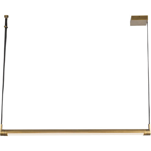Kuzco Lighting LP46841-VB Laurence LED 1.88 inch Vintage Brass Linear Pendant Ceiling Light