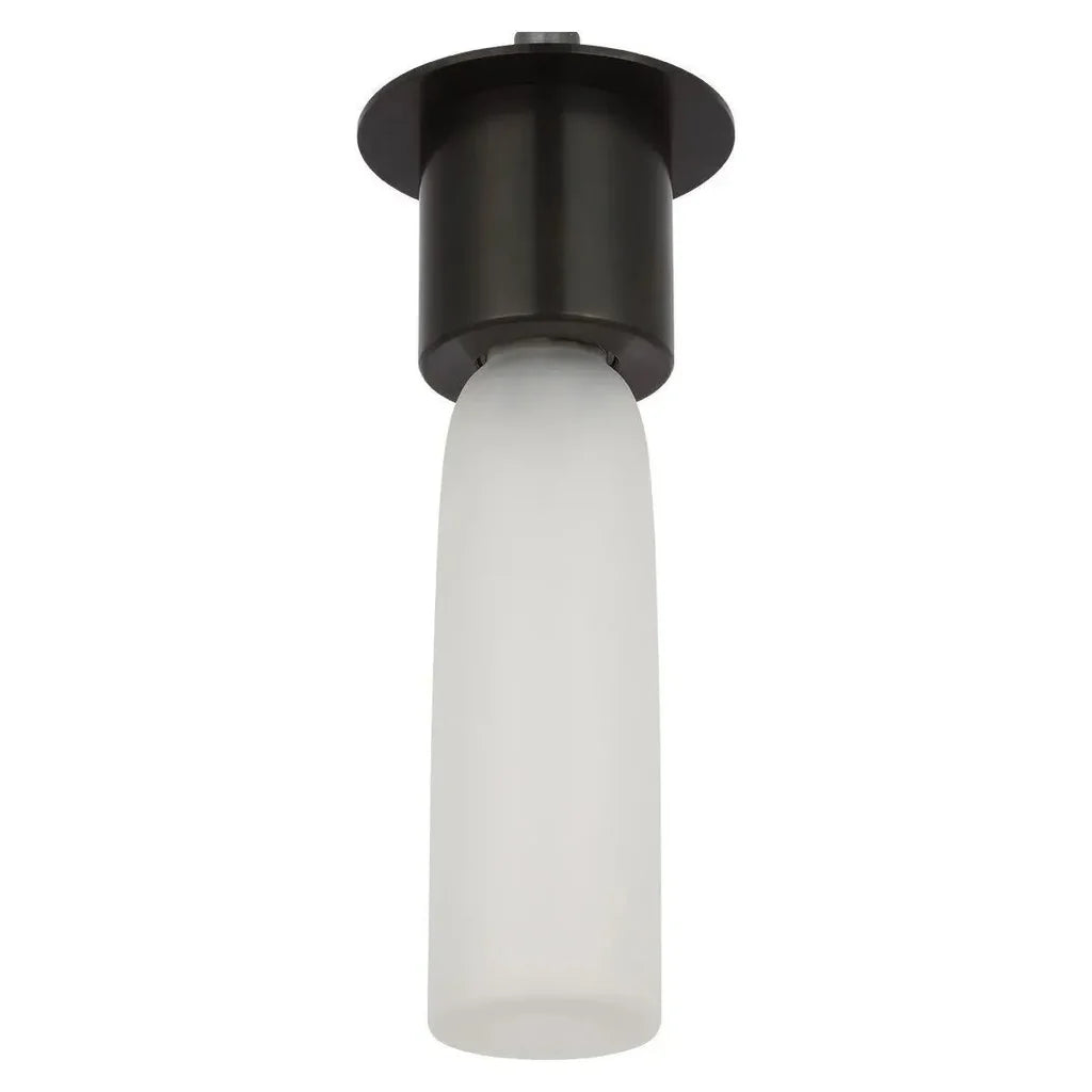 Visual Comfort Architectural KWFM49927CEBZ Kelly Wearstler Volver 4.5", 11.3W Bronze LED Flush Mount Ceiling Light 2700K Integrated LED