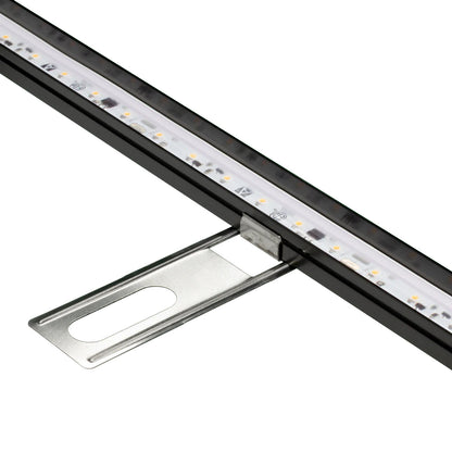 American Lighting 12VAC-H3-CHANSH-SUBCLIP Aluminum Hybrid 3 Substrate Channel Clip for for 12VAC-H3-CHANSH