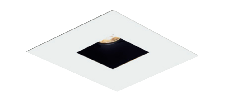 Visual Comfort Architectural EMT11SFF-W Element EMT 1x1 Multiples Spot Square Flanged Trim - White Finish