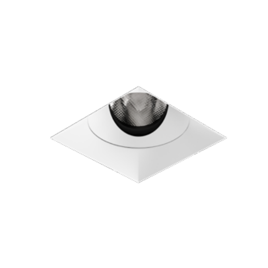 Visual Comfort Architectural ENCL2SLA-927C Entra CL 2" Square Adjustable Flangeless LED Downlight - 2700K - Champagne Reflector