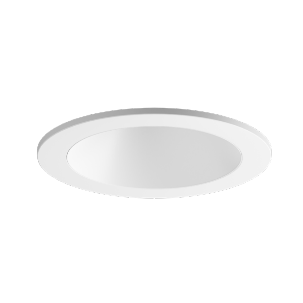 Visual Comfort Architectural ENCL2RFD-927W-B Entra CL 2" Round Flanged LED Fixed Downlight - CCT 2700K - White Reflector - Black Flange