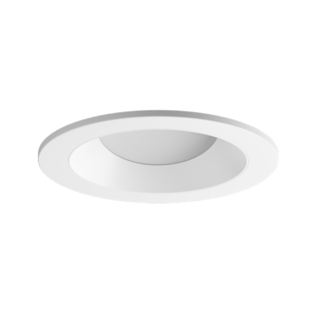 Visual Comfort Architectural ENCL2RFW-930C-W Entra CL 2" Round Flanged LED Wall Wash Downlight - CCT 3000K - Champagne Reflector - White Flange