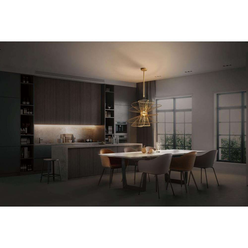 Maxim Lighting 24176BK Zeta Black Pendant Ceiling Light Lifestyle