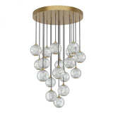 Alora Lighting MP321218NB Marni Pendant Integrated LED, Ceiling lighting Natural Brass Finish