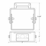 Westgate Lighting LFX-YK-BK, X And X-Pro Generation Flood-Area Small Bottom Yoke Black