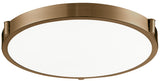 Kuzco Lighting 501102BG-LED Floyd Flush Mount Ceiling Light 120V Brushed Gold Finish