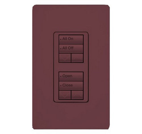 Lutron RRD-W2RLD RadioRA 2 Wall-mount Designer keypad dual group 2-button with dual raise/lower 120 VAC
