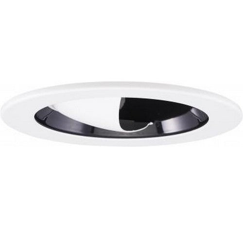 ELCO Lighting EL1445B 4 inch Adjustable Wall Wash Reflector Trim Black with White Ring Finish- BuyRite Electric