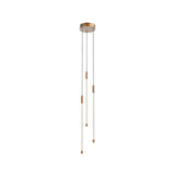 Kuzco Lighting MP75227-BG LED Motif 27 Inch Multi Light Pendant Ceiling Light Brushed Gold Finish