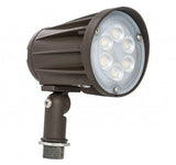 Westgate FLD2-15WW-KN 15W 1/2" LED Bullet Flood Lights 120~277V - Bronze