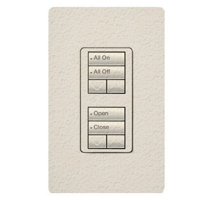 Lutron RRD-W2RLD RadioRA 2 Wall-mount Designer keypad dual group 2-button with dual raise/lower 120 VAC