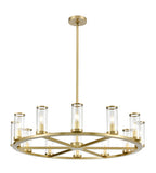 Alora Lighting CH309012NBCG Revolve 12 Light 33 inch Chandelier Ceiling Light Brass Finish