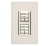 Lutron RRD-W2RLD RadioRA 2 Wall-mount Designer keypad dual group 2-button with dual raise/lower 120 VAC