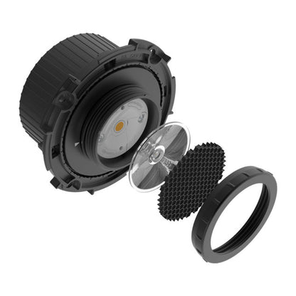 DMF LIGHTING DRD4M10927FL  Adjustable LED Module New Construction 90+ CRI 1000 lm 2700K  Flood with  Black Finish