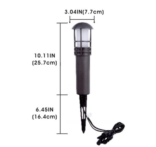 ABBA Lighting USA CD55 Cast Aluminum Path Light With Ground