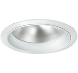 ELCO Lighting EL7424C  Mahogany System 6 Inch Reflector Trim with Regressed Frosted Lens Chrome with White Ring Finish
