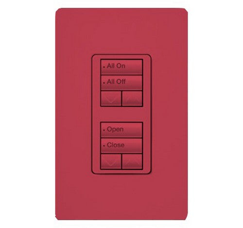 Lutron RRD-W2RLD RadioRA 2 Wall-mount Designer keypad dual group 2-button with dual raise/lower 120 VAC