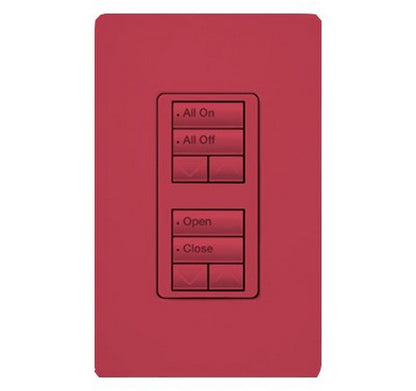 Lutron RRD-W2RLD RadioRA 2 Wall-mount Designer keypad dual group 2-button with dual raise/lower 120 VAC