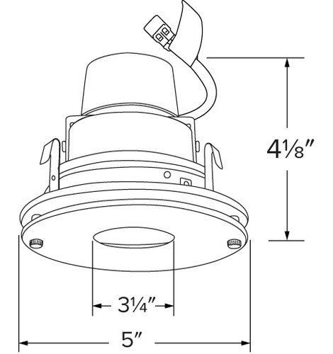 ELCO Lighting E412R08 Cedar System Modern LED 4 inch Recessed Lighting Module & Driver with Drop Glass Trim 7 - BuyRite Electric