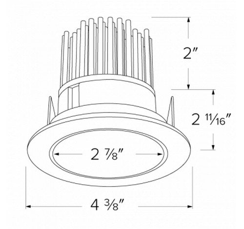 ELCO Lighting E310CXXX 3" LED Light Engine with Reflector Trim-2- BuyRite Electric