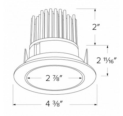 ELCO Lighting E310CXXX 3" LED Light Engine with Reflector Trim-2- BuyRite Electric