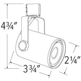 ELCO Lighting ET616CT3DB LED Stein Track Fixture 10W 3000K, 3500K, 4000K 850 lm 120V Black Finish