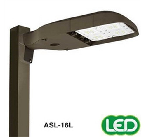 Hubbell Outdoor Lighting ASL-A-16L-4K-210-3-U-DB 123W Dark Bronze Finish Area Light, 16 LEDs,11153 Lumens, 120-277V- BuyRite Electric
