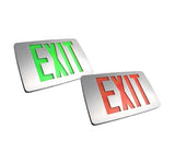 Utopia Lighting TED Thin Die-cast Aluminum Led Exit Sign with Battery Back up & Aluminum Housing- BuyRite Electric