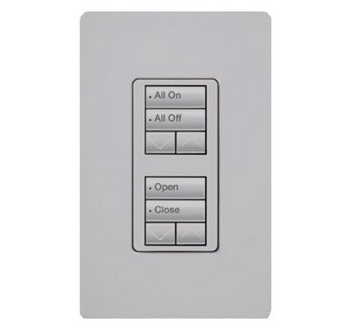 Lutron RRD-W2RLD RadioRA 2 Wall-mount Designer keypad dual group 2-button with dual raise/lower 120 VAC