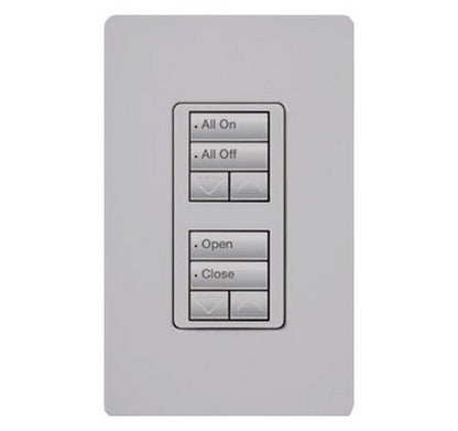 Lutron RRD-W2RLD RadioRA 2 Wall-mount Designer keypad dual group 2-button with dual raise/lower 120 VAC