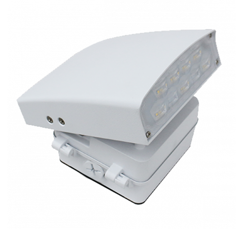 Westgate 12W Small Adjustable White Led Wall Pack Cutoff 120~277V AC - Buyrite Electric